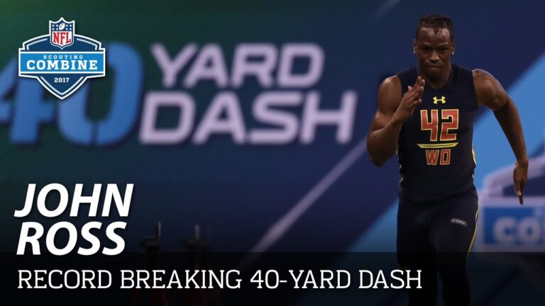 John Ross Breaks NFL Combine 40 Yard Dash Record