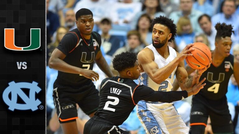 #8 North Carolina Goes Down To Miami With Buzzer Beater