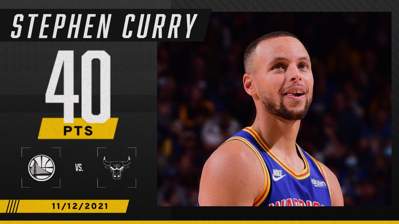 Chef Curry Follows Up 50pt Outing With a 40 Point Game.